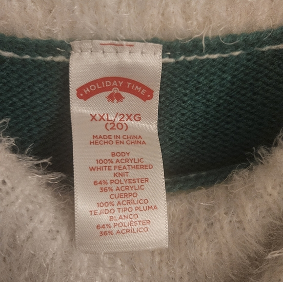 NWT Holiday Time Sweater Mini Dress - Picture 2 of 2